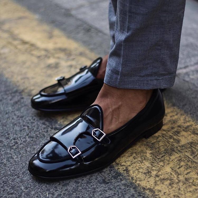 Black picasso Belgian Loafers