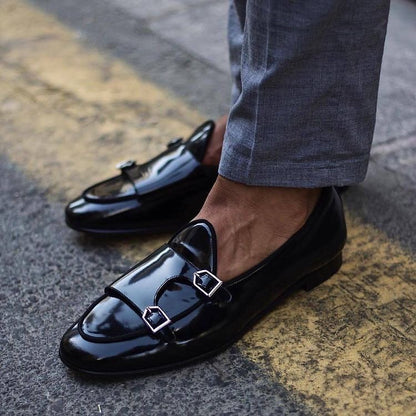 Black picasso Belgian Loafers