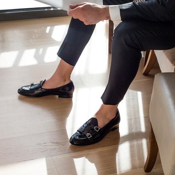 Black picasso Belgian Loafers