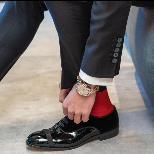 BLACK PHYTON LACE-UPS
