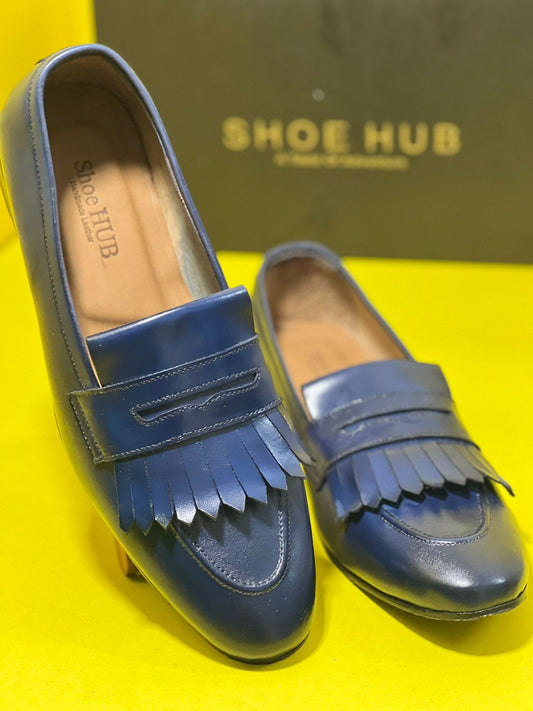 NAPPA BLUE LOAFERS