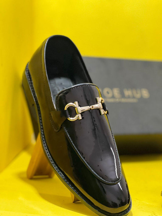 GUCCI PATENT BLACK LOAFER