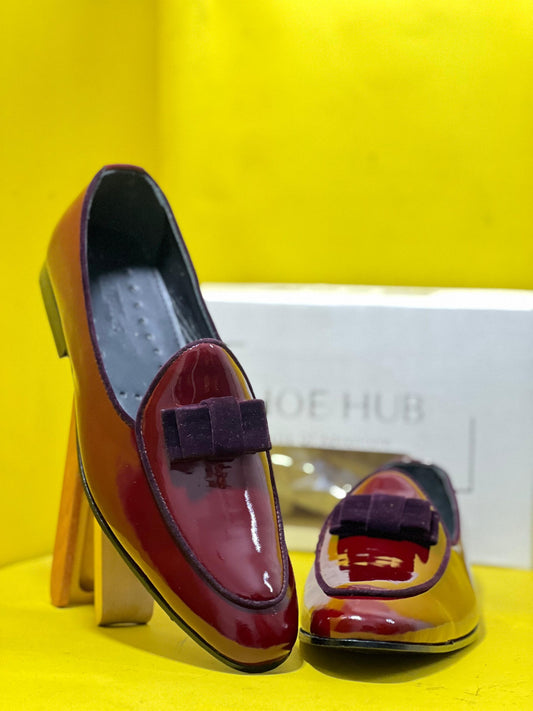 WINE MARTIN PATENT LOAFER