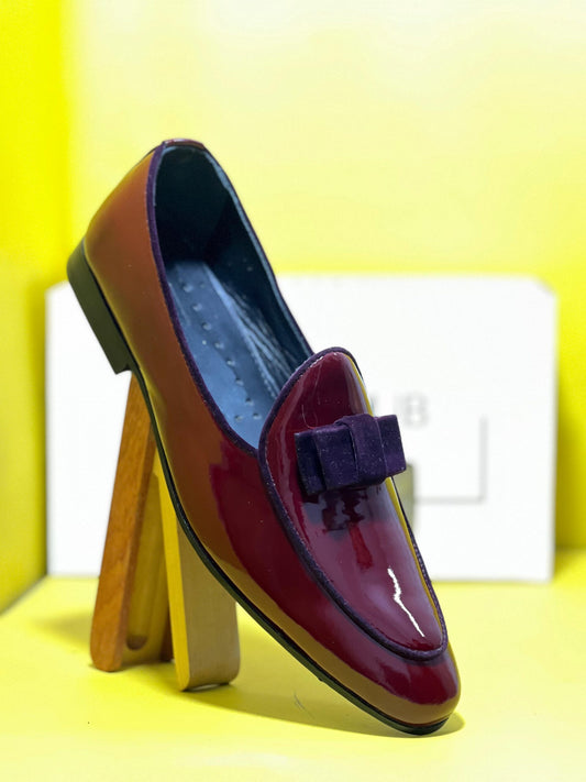 WINE MARTIN PATENT LOAFER