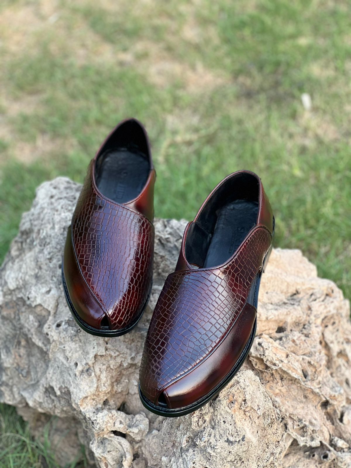 Regal Maroon Peshawari Chappal
