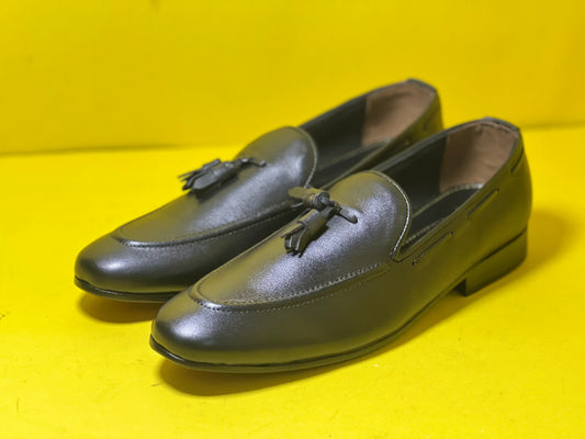 Black Leather Loafer